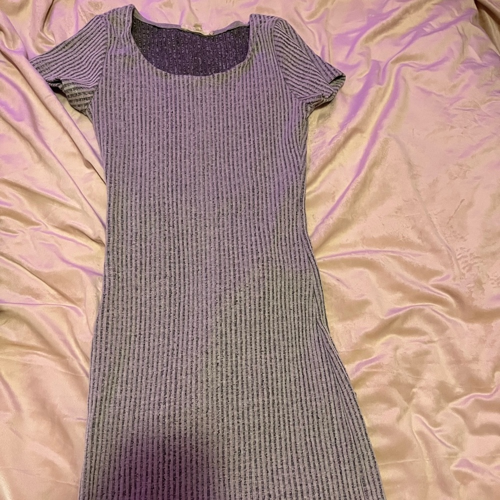 grey body con midi dress